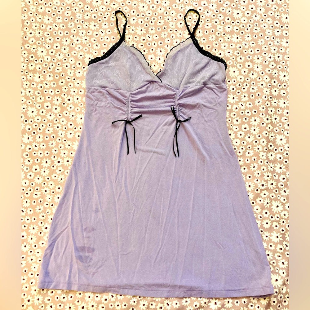 Victoria’s Secret purple lace chemise slip